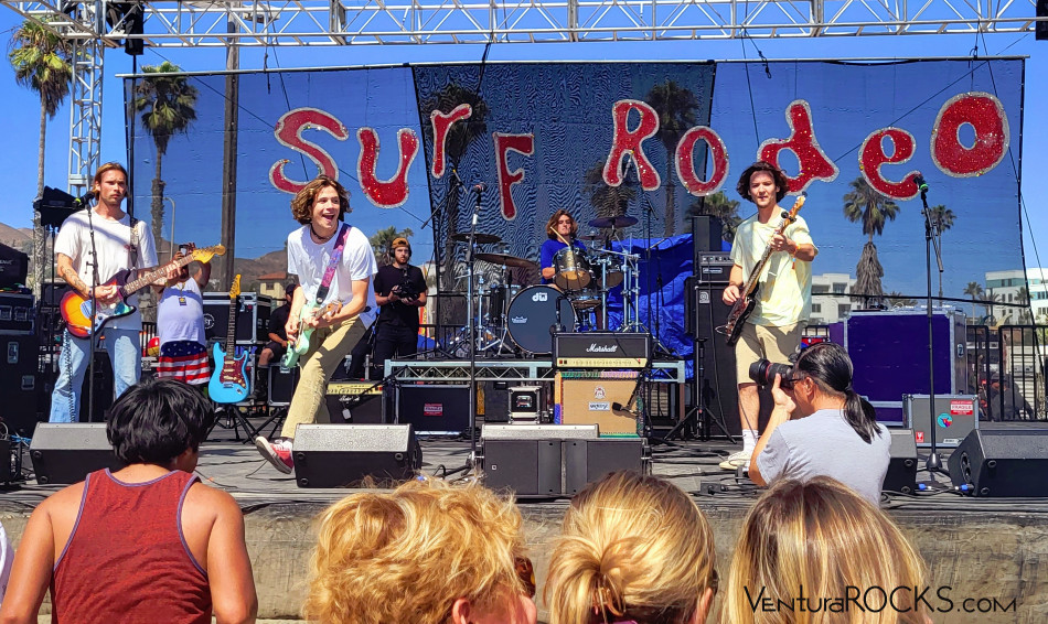 Sitting on Stacy at Surf Rodeo 2022